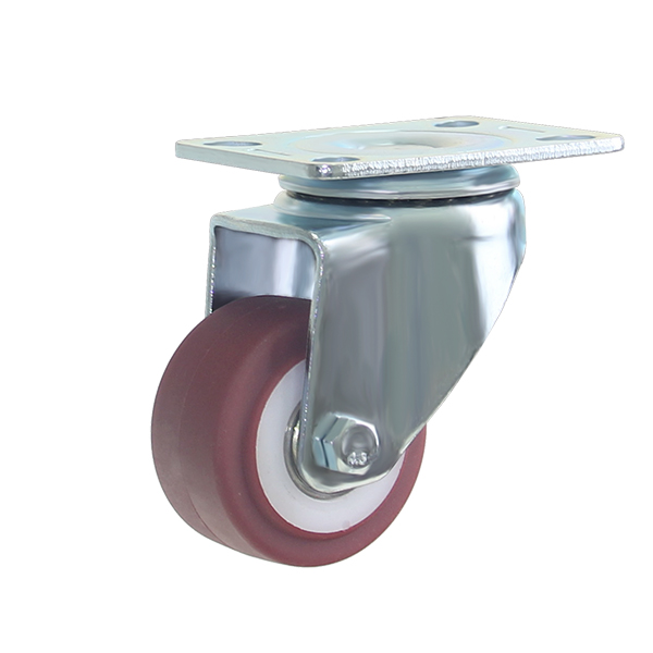 2 inch red PU swivel 2